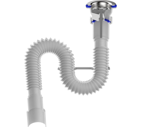 Гофросифон Aquant 1 1/2"х40/50 F113-55-MR
