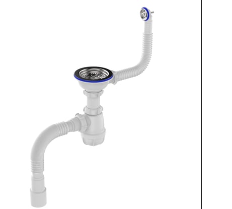 Сифон для мойки Aquant 3 1/2"х40 B0139-20-MR