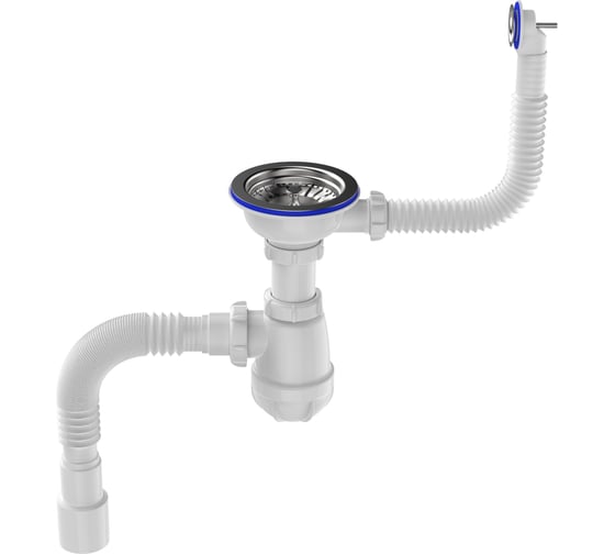 Сифон для мойки Aquant 3 1/2"х40 B0139-20-MR