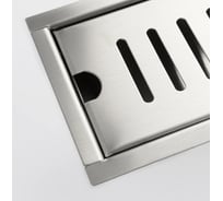 Линейный трап Санакс из нержавеющей стали, 500x75 мм, линейный, вертикальный 772791