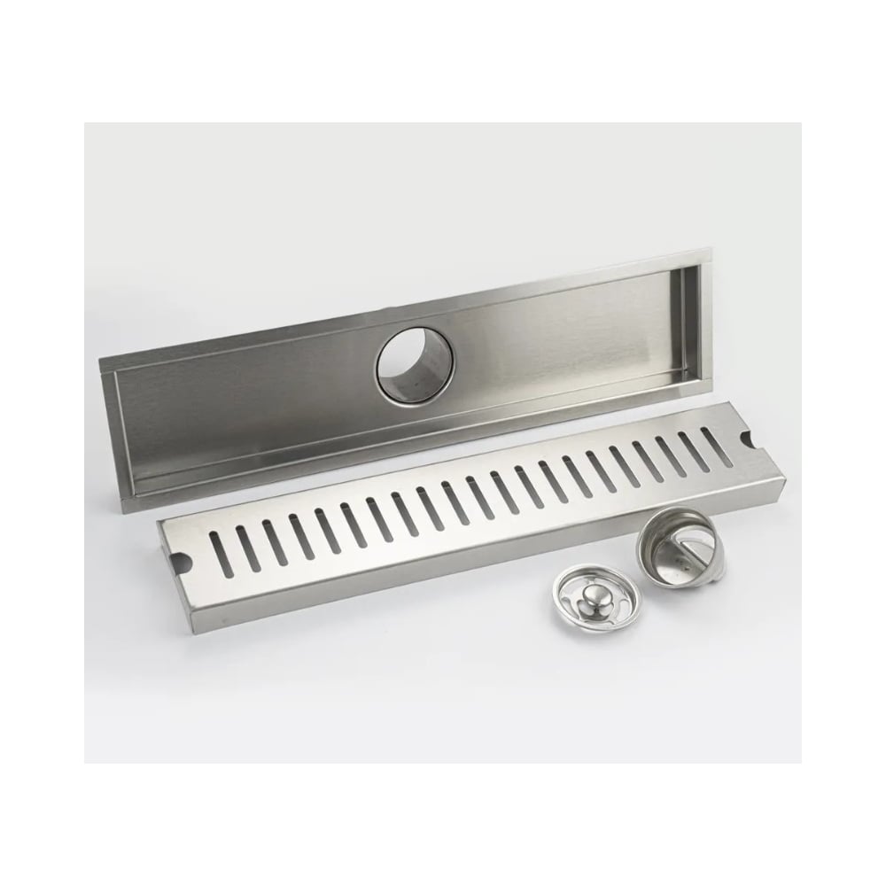 Линейный трап Санакс из нержавеющей стали 600x75 мм, линейный ...