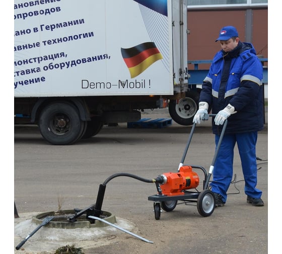 Электромеханический секционный прочистной аппарат GENERAL PIPE (крот-88) 88-GF
