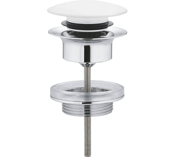 Донный клапан для раковины Grohe 1 1/4 дюйма, белая луна 65807LS0