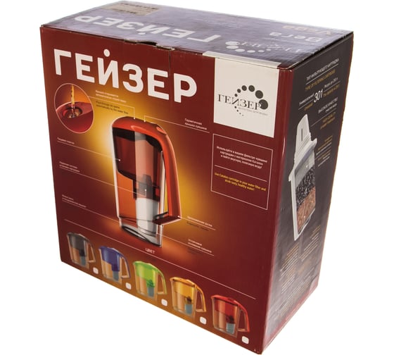 Фильтр кувшин Гейзер Вега сиреневый 62040 62040сир