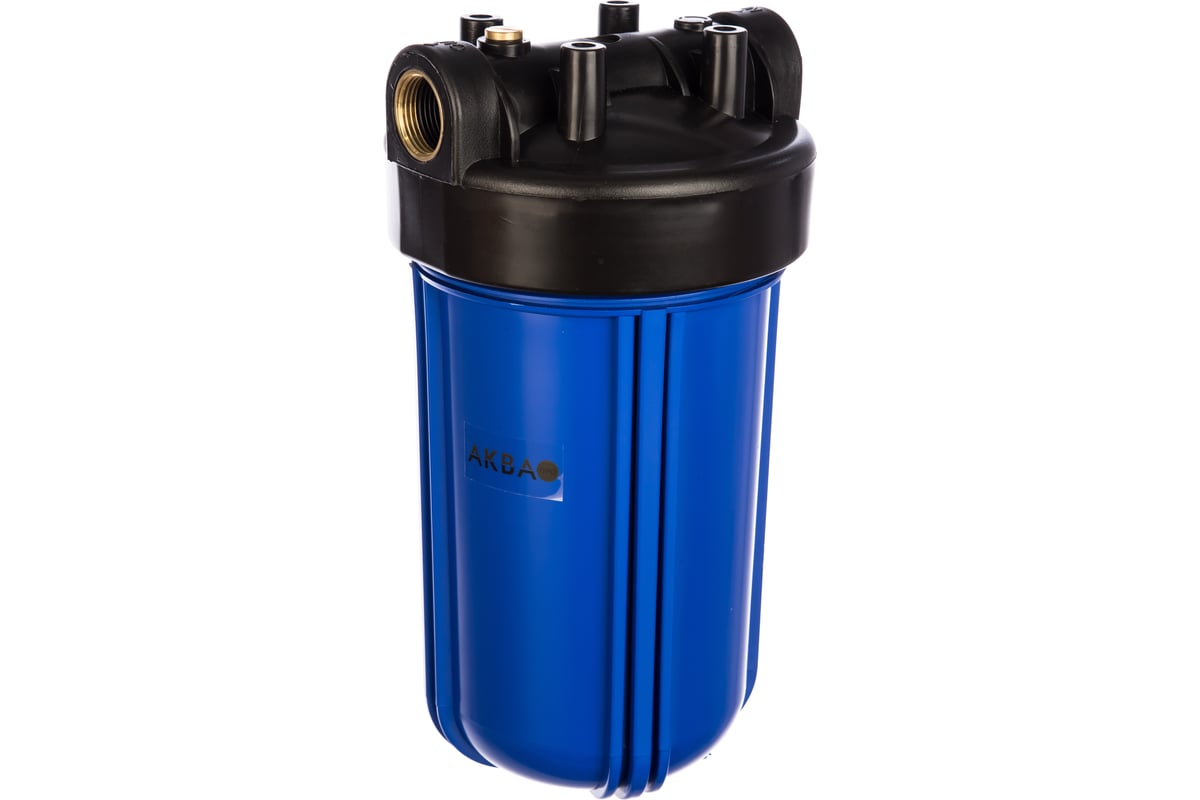 Корпус АКВА ПРО 10BB ХВС 1" синий, ключ и скоба MY-H10BB01 425 ...