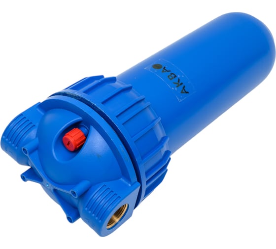 Корпус фильтра АКВА ПРО 10SL синий, 6 бар, лат. 1/2" MY-H10A1 415