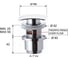Донный клапан REMER 905SCC2114 2
