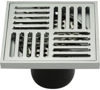 Трап Санакс латунный вертикальный хром 100x100 d-50мм 772796