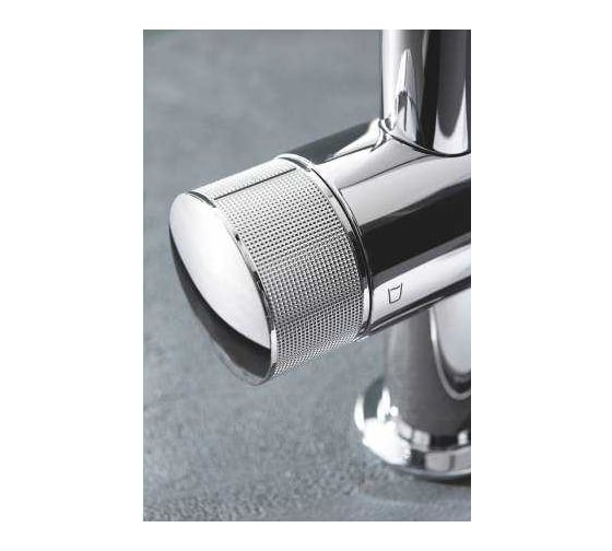 Кран для кухонной мойки GROHE Blue Pure Mono с функцией фильтрации, с фильтром в комплекте, хром 30388000