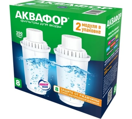 Сменный фильтрующий модуль Аквафор В100-8 (2шт)