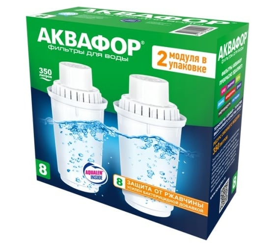 Сменный фильтрующий модуль Аквафор В100-8 (2шт)