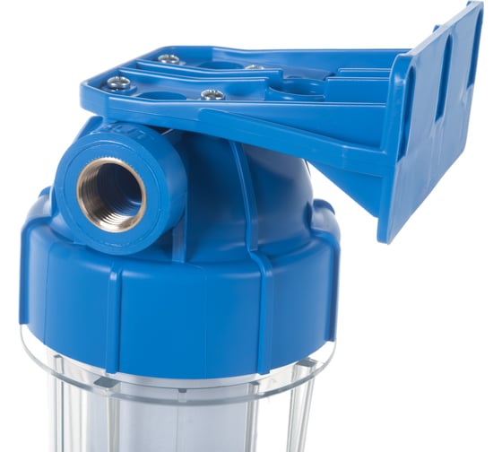Магистральный фильтр Aquafilter 10SL с воздушным клапаном, латунная резьба 1/2" FHPR12-B1-AQ (кронштейн, ключ, картридж) 548/1