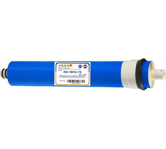 Мембрана обратноосмотическая АКВА ПРО 1812-75 GPD 461