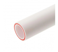 Труба VALFEX PP-R белая, армированная стекловолокном, 25х3.5 мм, 2 м, Т 90°С Ру20 SDR7.4 101050252 033-2472