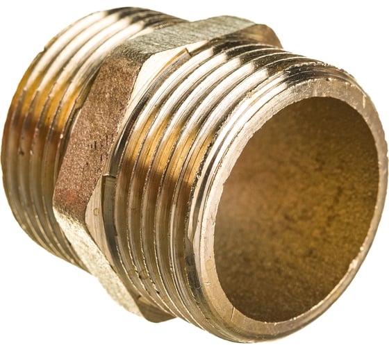 Ниппель LEXLINE 1 нар/нар., латунь 25 Украина 511759 в Санкт-Петербурге ...