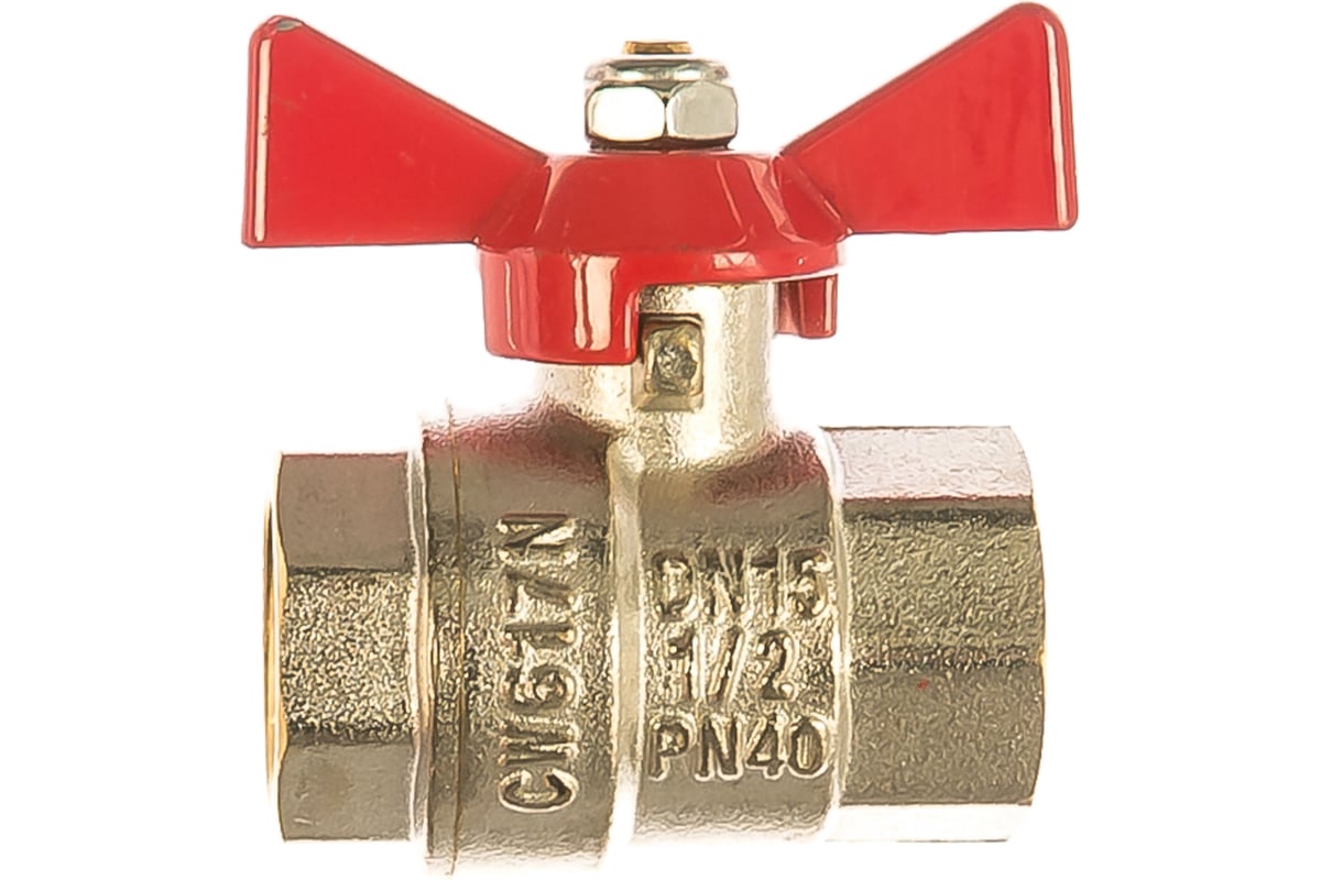 Шаровой кран Valtec Base рукоятка бабочка 1/2\" внутренняя-внутренняя VT ...