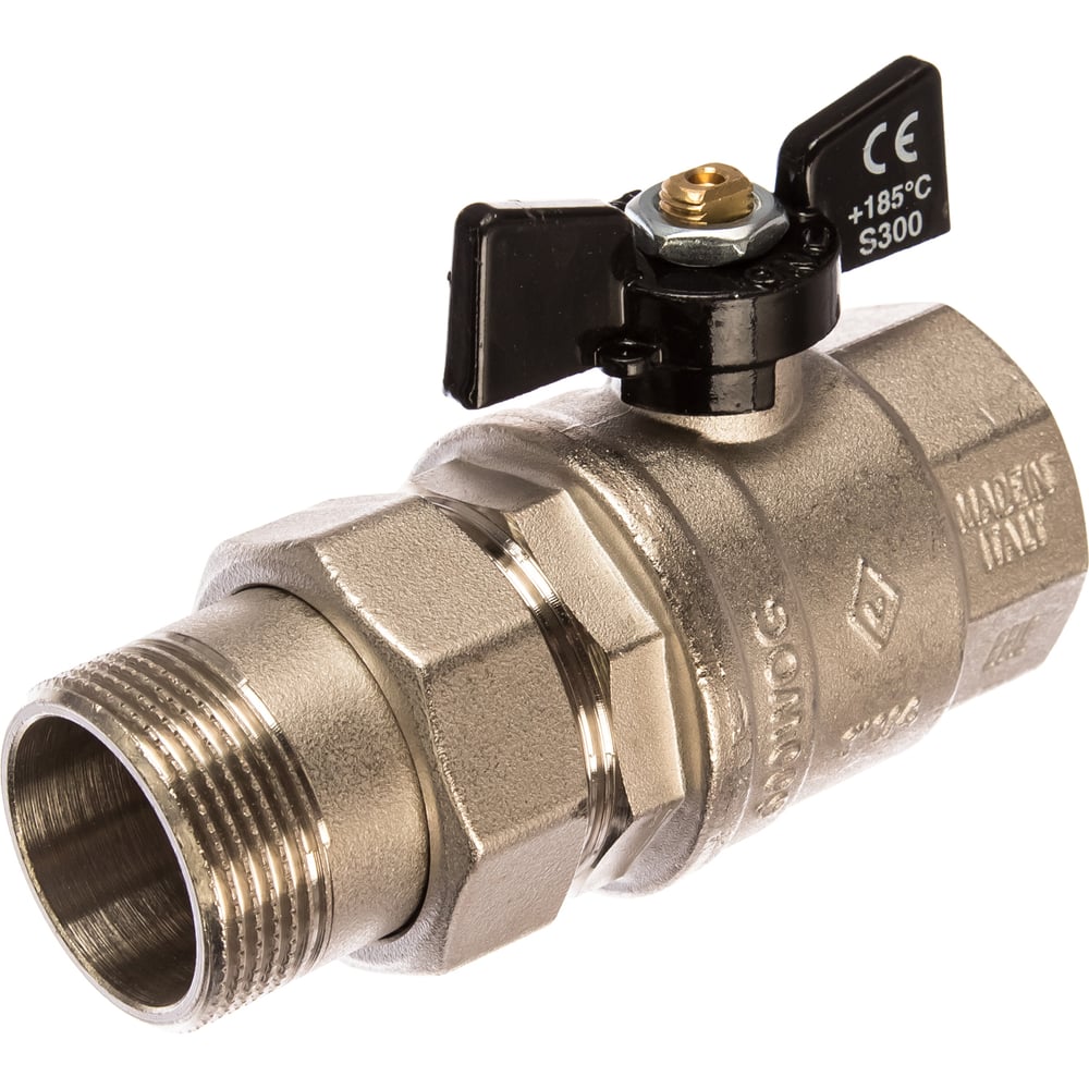 Купить кран американка н/в ду-32 /1-1/4\" бабочка черная bugatti oregon ...