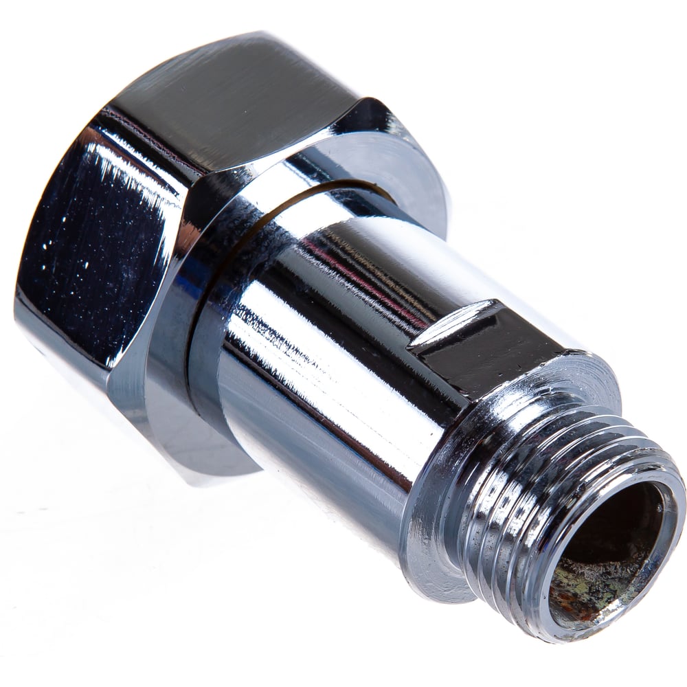 Соединение для полотенцесушителя MasterProf прямое 1\" х 1/2\" в/н хром ...