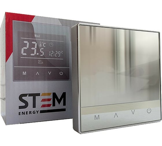 Терморегулятор STEM ENERGY SET 17 SILVER ТЕР145 в Тамбове купить по низкой цене: отзывы, характеристики, фото, инструкция