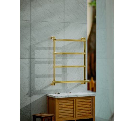 Электрический полотенцесушитель Margaroli Sole 542, цвет: золото 5424704GONB 9