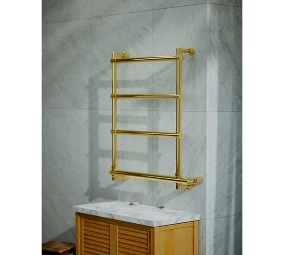 Электрический полотенцесушитель Margaroli Sole 542, цвет: золото 5424704GONB 7