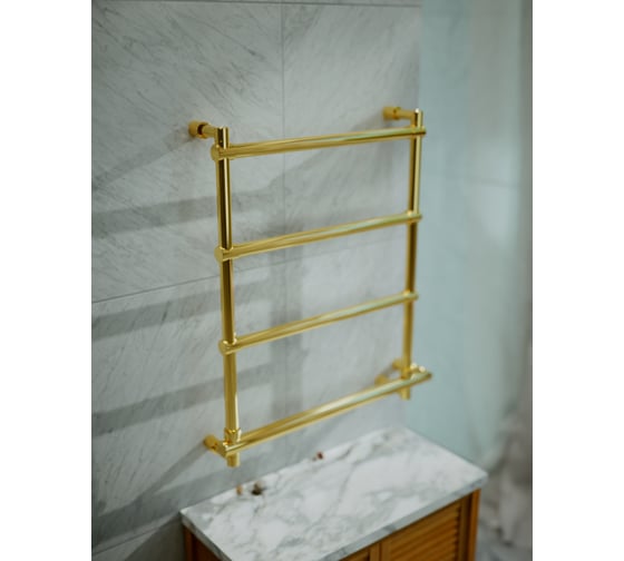 Электрический полотенцесушитель Margaroli Sole 542, цвет: золото 5424704GONB 5