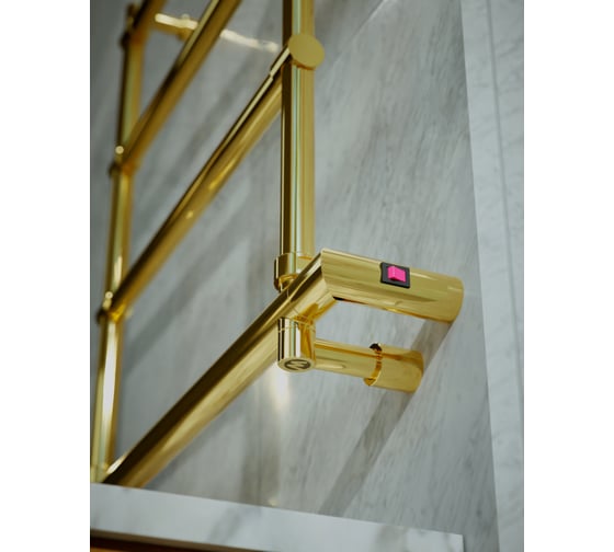 Электрический полотенцесушитель Margaroli Sole 542, цвет: золото 5424704GONB 3