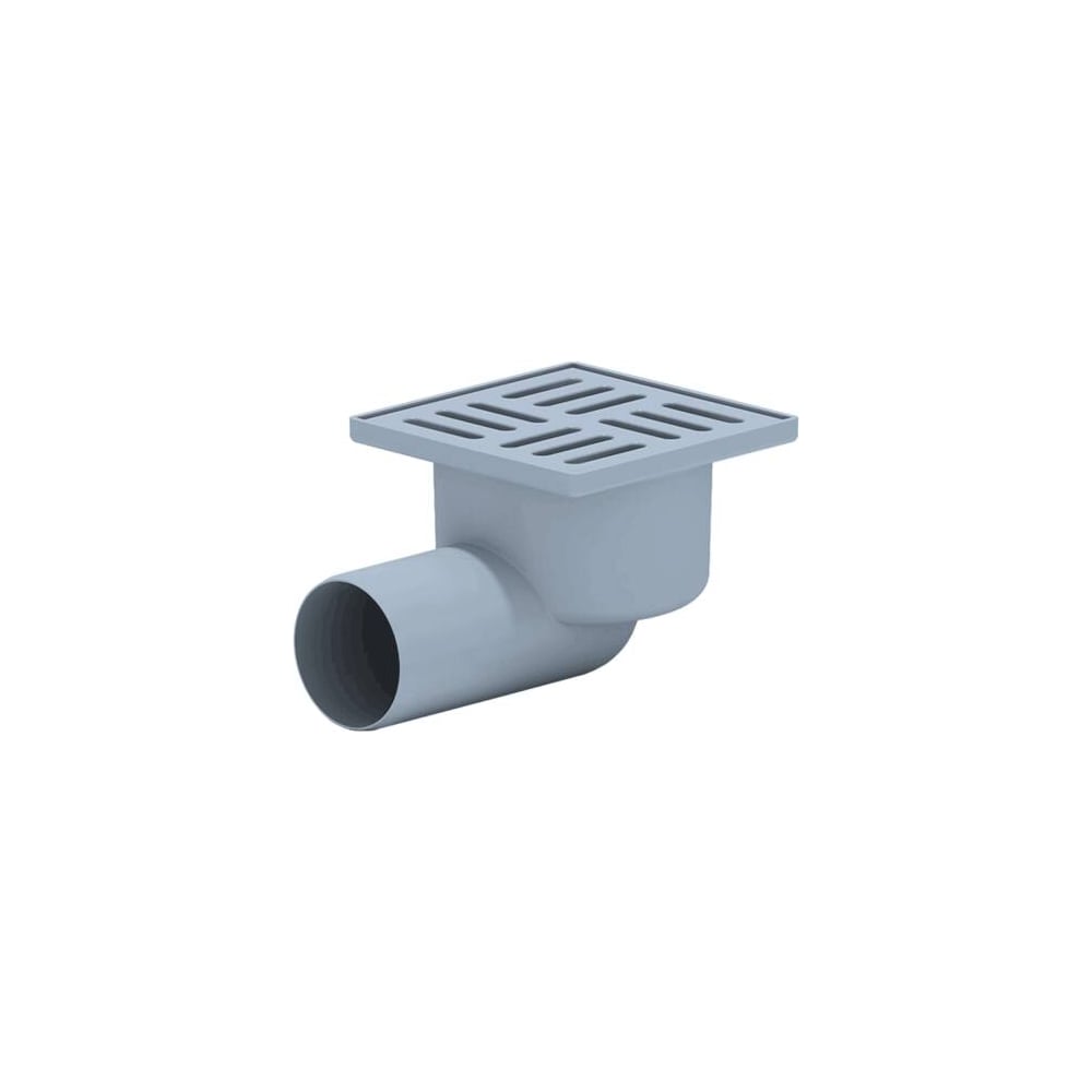 Нерегулируемый трап АНИ Пласт горизонтальный выпуск, сухой затвор, Дн50 ...