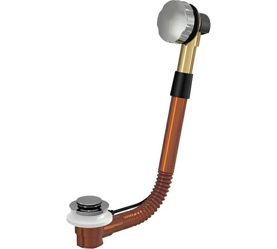 Слив-перелив Радомир полуавтомат (металл, хром, с сифоном) 4-19-2-0-0 ...