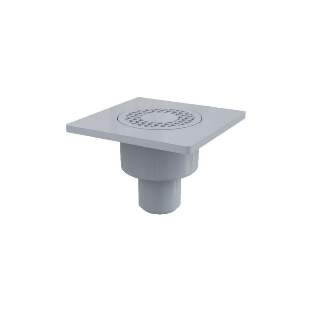 Сливной трап Alca Plast 150х150/50 мм, прямой сток, пластиковая решетка ...