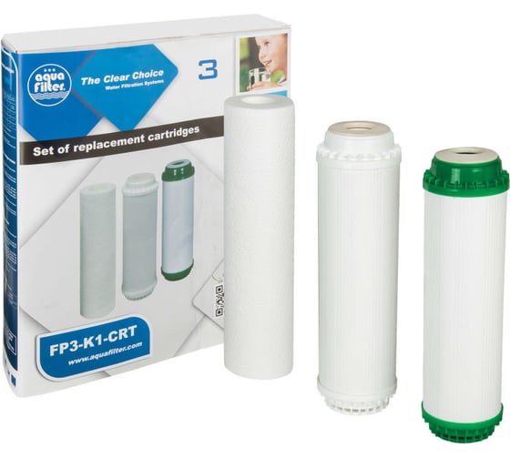 Комплект сменных картриджей Aquafilter умягчение FP3-K1-CRT 507 - цена, отзывы, характеристики, фото - купить в Москве и РФ