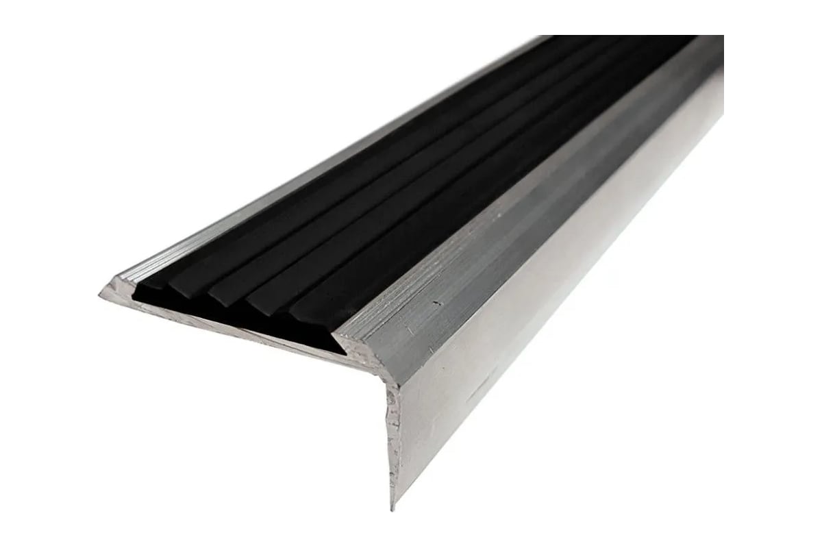 Угол-порог противоскользящий алюминиевый ООО Элитпроф 40x14 мм, с ...