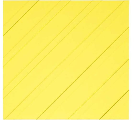 Тактильная плитка ТЕХНОЛОГИЯ 300x300x20 диагональные рифы, композит, желтая 00-00007123