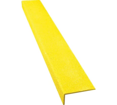 Противоскользящий профиль из стеклопластика Mehlhose GmbH уголок 12 Grit крупное (грубое) зерно цвет желтый 70х600х30х4.2 мм GTXG070600