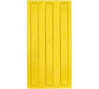 Тактильная плитка PALITRA TECHNOLOGY направление движения, зона получения услуг 10шт 50238-PU-180x300x4-Y-10