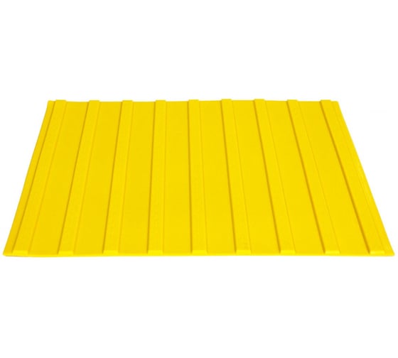 Тактильная плитка ПластФактор ТПУ (полиуретан) Продольный риф 150x500x6,5 мм (направление движения) 36 шт, 4630027116758