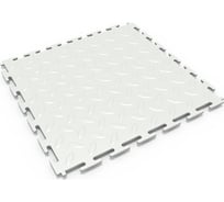 Модульное напольное покрытие ПО СЭК Металл, белый 01-00102874