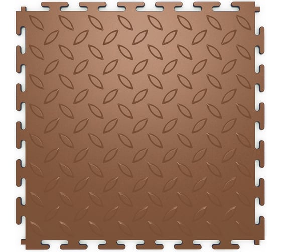 Плитка ПВХ модульная на пол 25х25 см LT mini chocolate Diamond PVC ПО СЭК 01-00102876