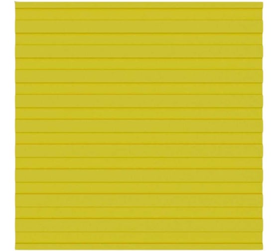 Тактильная плитка ТЕХНОЛОГИЯ 500х500х40 продольные рифы, композит, желтая 00-00007126 1