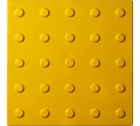 Тактильная плитка PALITRA TECHNOLOGY конусы линейные 50245-2-PVC-300x300x4-Y-VI