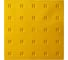 Тактильная плитка PALITRA TECHNOLOGY конусы линейные 50245-2-PVC-300x300x4-Y-VI 2