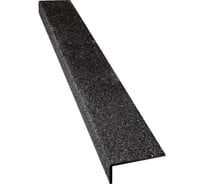 Противоскользящий профиль Mehlhose GmbH из стеклопластика уголок 70х800х30 ммсреднее зерно 46 Grit цвет черный GTMS0700800