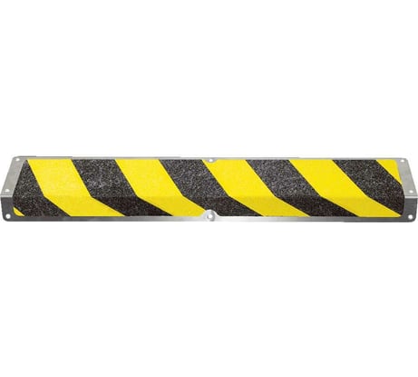 Пластина с углом из алюминия с противоскользящей лентой Mehlhose GmbH цвет желто-черный 120х45х1000 мм AKM1WF2