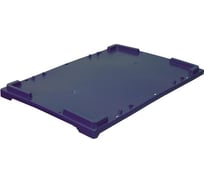 Универсальная крышка для ящиков ООО Комус 600x400x20 мм, синяя 503 968525