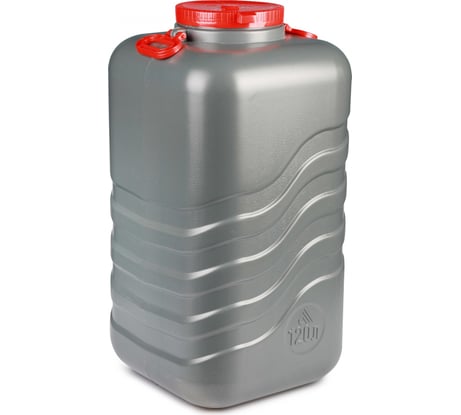 Канистра-бочка ЗПИ «Альтернатива» "Волна-эконом" 120л с навесными ручками микс М8333