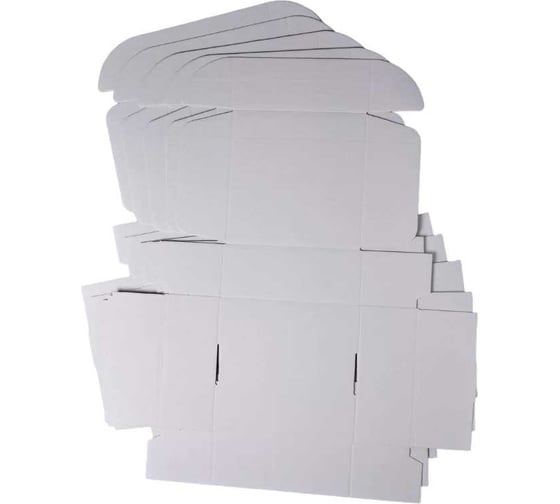 Самосборная коробка PACK INNOVATION белая, гофрокороб, 10x10x6 см, 100 шт. IP0GKSSWH101006-100