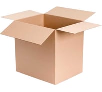 Картонный гофрокороб ООО Комус 250x250x250 мм, т-23, бурый, 10 шт. в упаковке 1077341