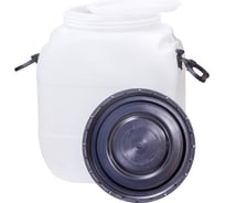 Бочка-бидон Тара.ру 50 л, п/э, квадратный, белый 17786