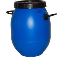 Бочка с винтовой крышкой ТАРА п/э, 40 л, синяя 11351