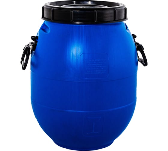 Бочка с винтовой крышкой ТАРА п/э, 40 л, синяя 11351
